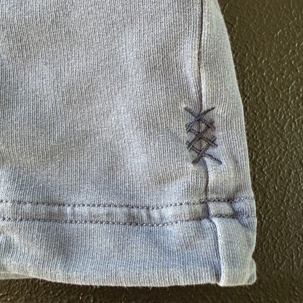 Rhone Bolinas Henley Hoodie Mens‎ Medium Blue Garment Dye Pullover 100596 - Picture 4 of 9